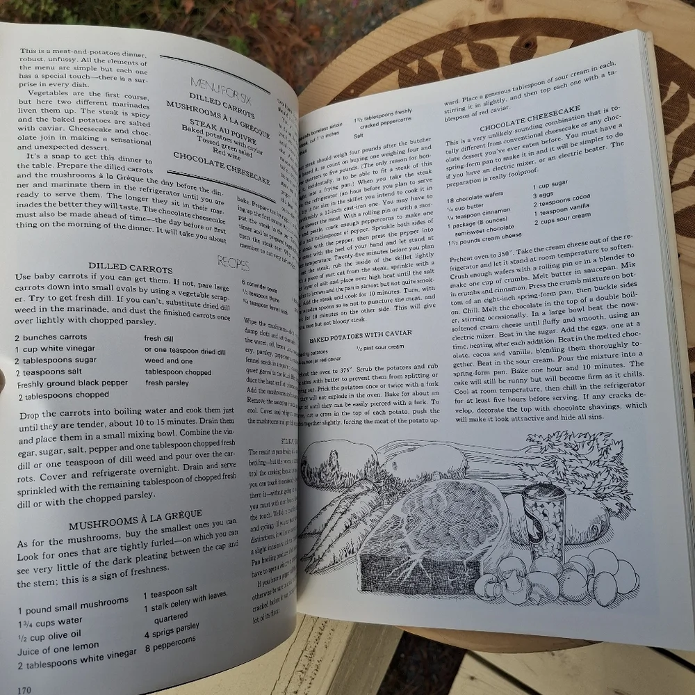 Vintage 1974 Great Dinners from LIFE Illistrated With Recipes